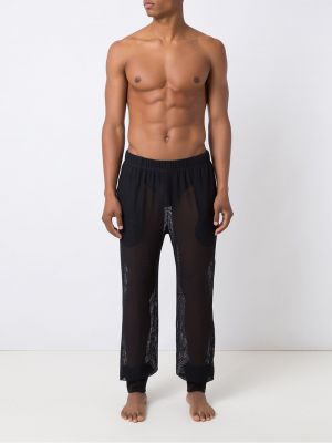 Pantalon en mesh Amir Slama noir