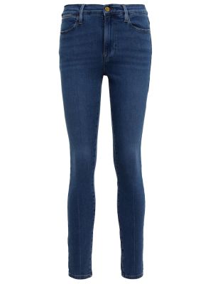 High waist skinny jeans Frame blau