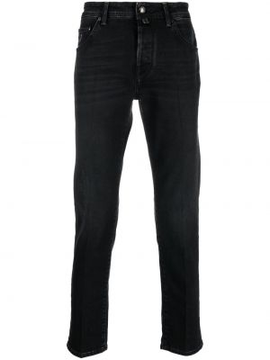 Slank stretch jeans Jacob Cohen svart