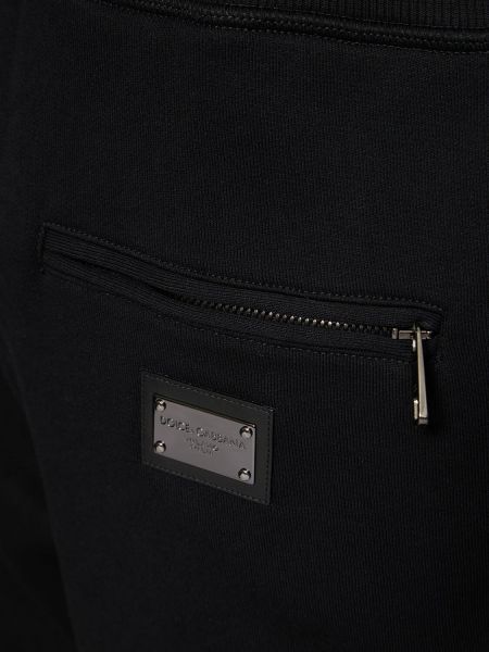Jersey sport nadrág Dolce & Gabbana fekete