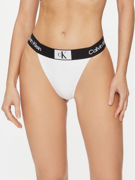 Plavky Calvin Klein Swimwear bílé