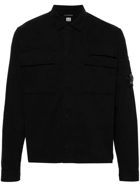 Medvilninė marškiniai C.p. Company juoda