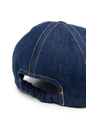 Siuvinėtas kepurė su snapeliu Patou mėlyna