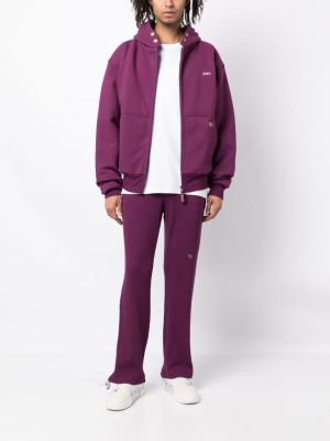 Kokvilnas kapučdžemperis ar kristāliem Advisory Board Crystals violets