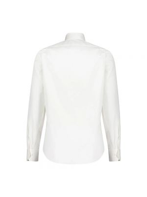 Camisa slim fit de algodón Stenströms blanco