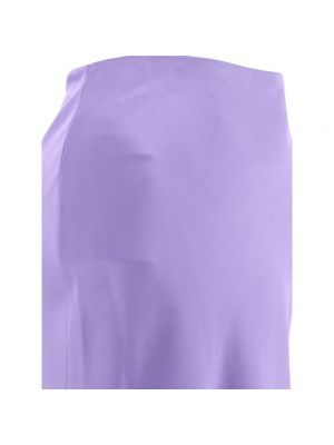Falda midi Norma Kamali violeta