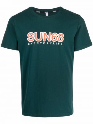 Camiseta con estampado Sun 68 verde