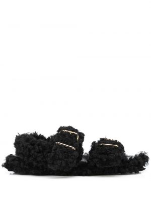 Sandalias de lana Marni negro