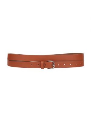 Cinturón de cuero Semicouture marrón