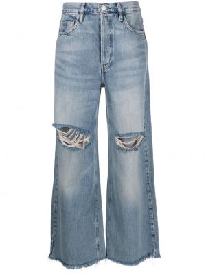 Straight leg jeans baggy Frame blu