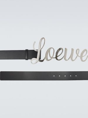 Kožený pásek Loewe černý