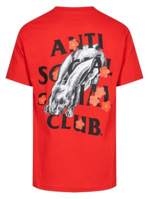 Tričko Anti Social Social Club červené