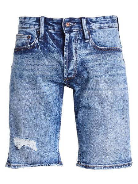 Szorty jeansowe Denham niebieskie