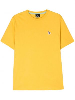 Памучна тениска Ps Paul Smith жълто