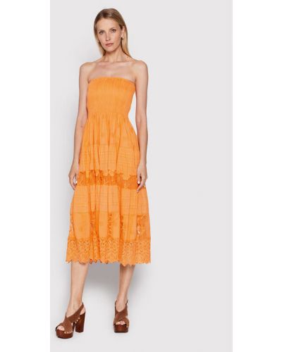 Priliehavé šaty Iconique oranžová