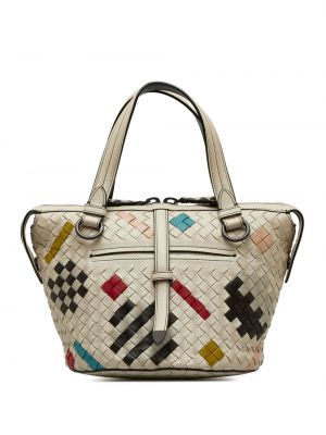 Nakupovalna torba z abstraktnimi vzorci Bottega Veneta Pre-owned