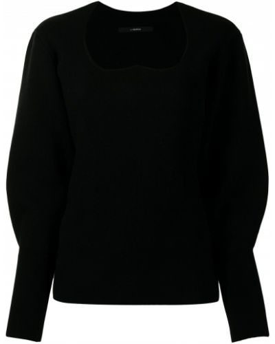 Jersey de tela jersey Pushbutton negro