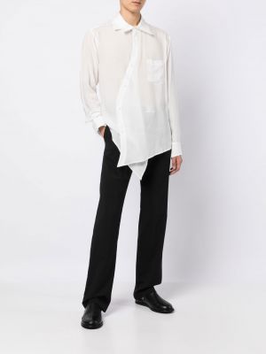 Asymmetrische hemd Sulvam weiß