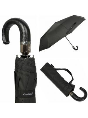 Кожаный зонт Lantana черный