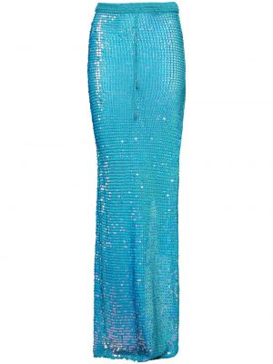 Flitrovaná sukňa Retrofete modrá