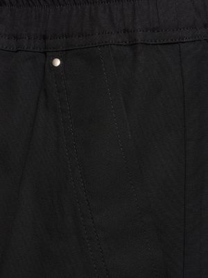 Pantaloni di cotone Rick Owens nero