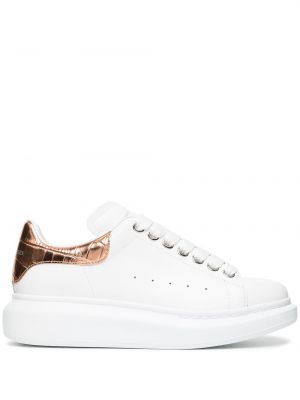 Overdimensjonert hæler sneakers Alexander Mcqueen hvit