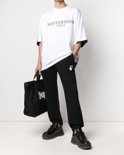 Camiseta oversized Mastermind World blanco