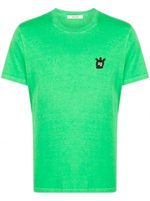 Памучна тениска Zadig&voltaire зелено