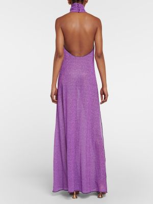 Vestido largo Oséree violeta