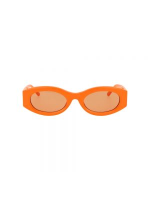 Okulary przeciwsłoneczne The Attico pomarańczowe
