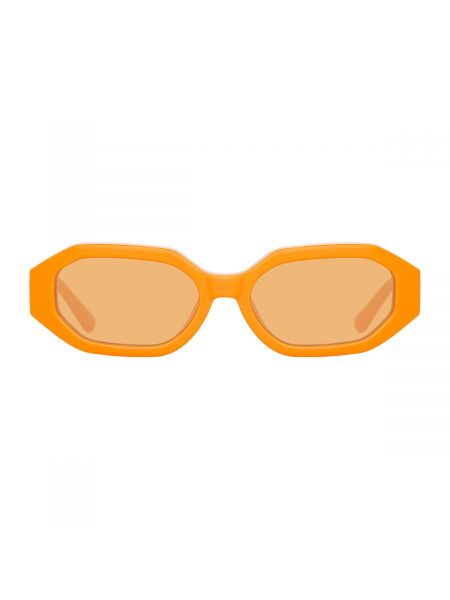 Okulary przeciwsłoneczne The Attico pomarańczowe