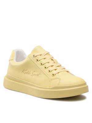 Sneakersy Keddo żółte