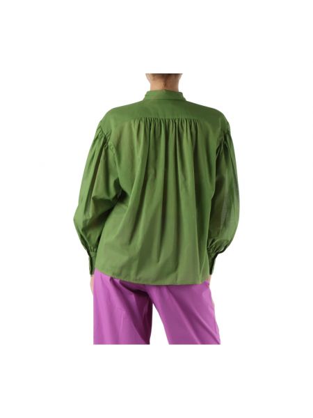 Camisa de algodón Niu verde