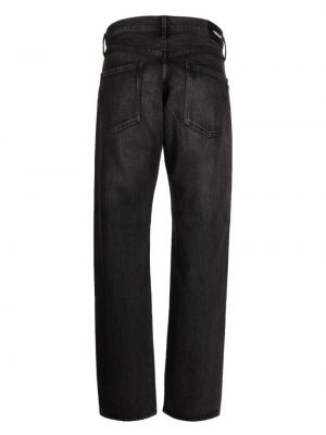 Straight fit džíny s vysokým pasem Undercover černé