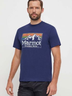 Színátmenetes póló Marmot fekete
