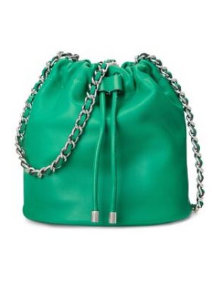 Kožená kabelka Lauren Ralph Lauren - zelená