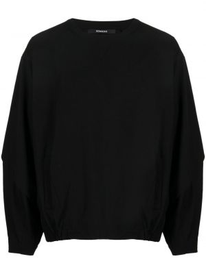 Sweatshirt mit rundem ausschnitt Songzio schwarz