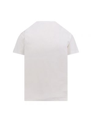 Koszulka z koralikami Pinko biała