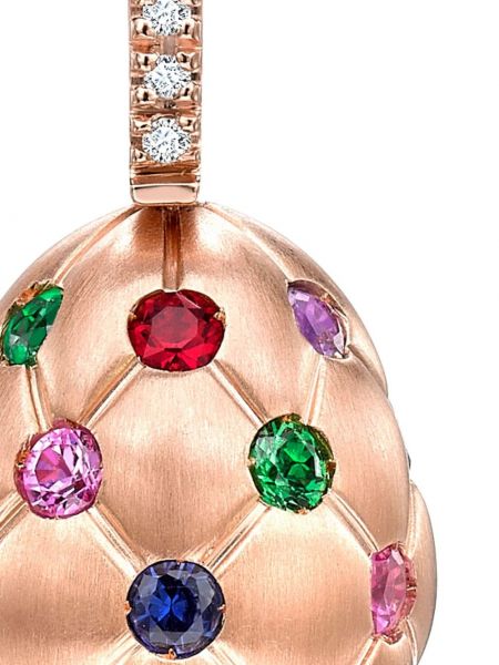 Rožinio aukso pakabukas Fabergé