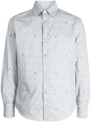 Βαμβακερό πουκάμισο με σχέδιο Maison Kitsuné