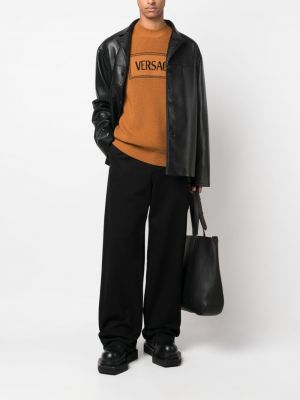 Džemperis Versace brūns