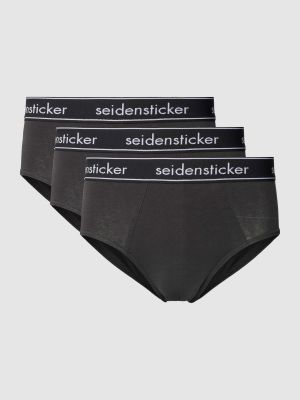 Slipy bawełniane Seidensticker czarne