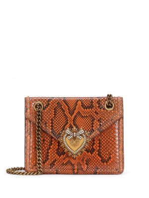 Bolsa de estampado de serpiente Dolce & Gabbana