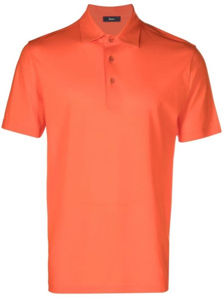 Polo avec manches courtes Herno orange