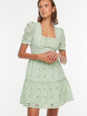 Mini šaty Trendyol zelené