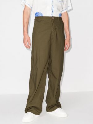 Pantalones de cintura alta Undercover verde