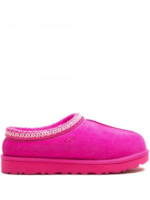 Papuci de casă din piele de căprioară Ugg roz