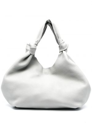 Δερμάτινη τσάντα shopper Officine Creative γκρι