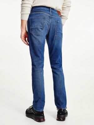 Proste jeansy Tommy Hilfiger niebieskie