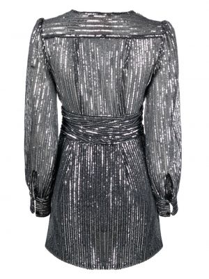 Sukienka koktajlowa Semicouture srebrna
